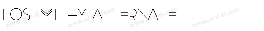 Lostmithy Alternate字体转换 Lostmithy Alternate字体转换